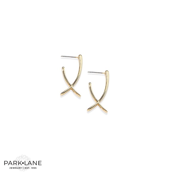 Park Lane Jewelry - Park Lane Wishbone Earrings in Gold